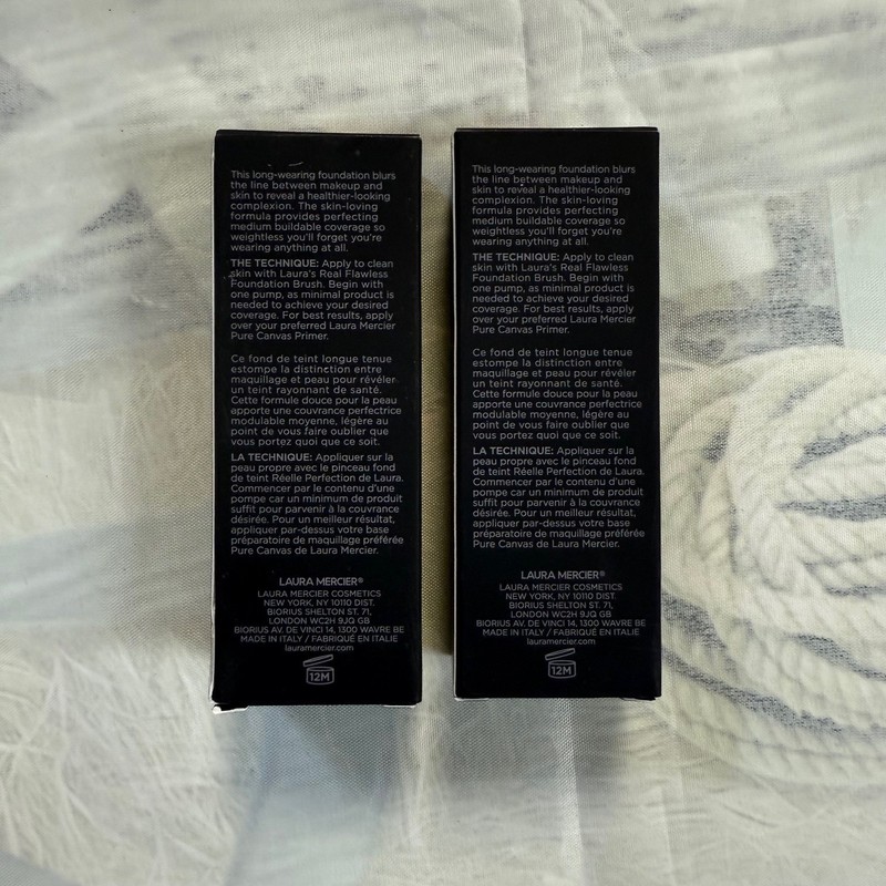 Laura Mercier Real Flawless Weightless Perfecting Foundation - 3C2 TOFFEE 2 Pack gallery