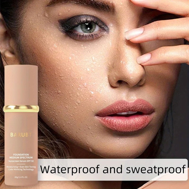 3PCS 4-in-1 Color Change Foundation Liquid SPF 50 Moisturizing Medium Coverage gallery