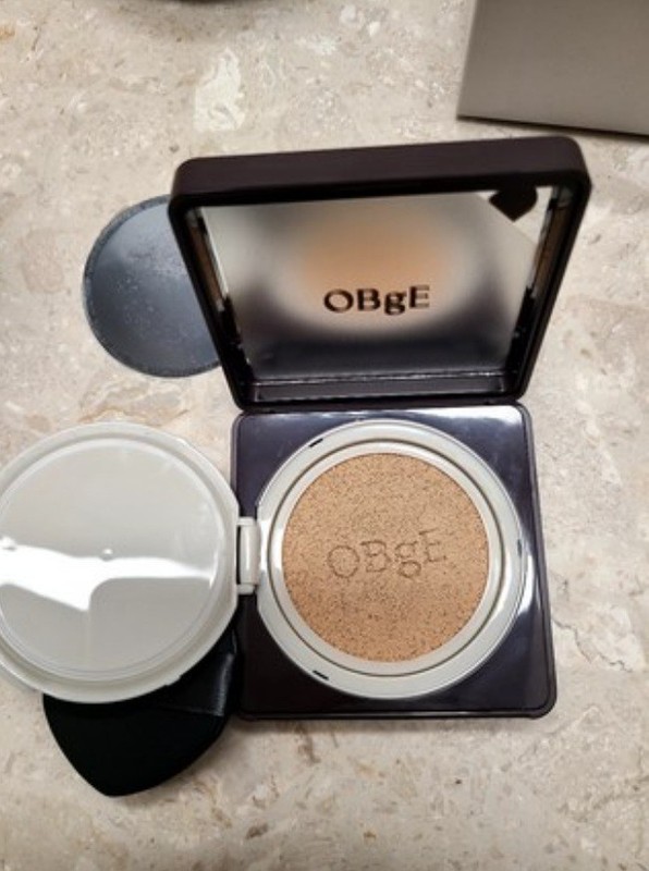 OBgE Perfect Homme Cushion SPF50+ 15g 0.52oz No.2 Beige Men Foundation Compact