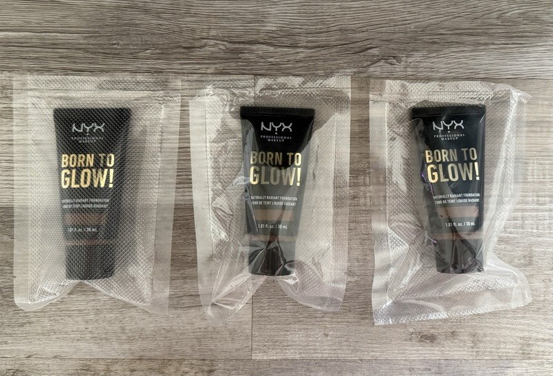 3PCS – NYX PROFESSIONAL Born To Glow Naturally Radiant Foundation Deep Valnut