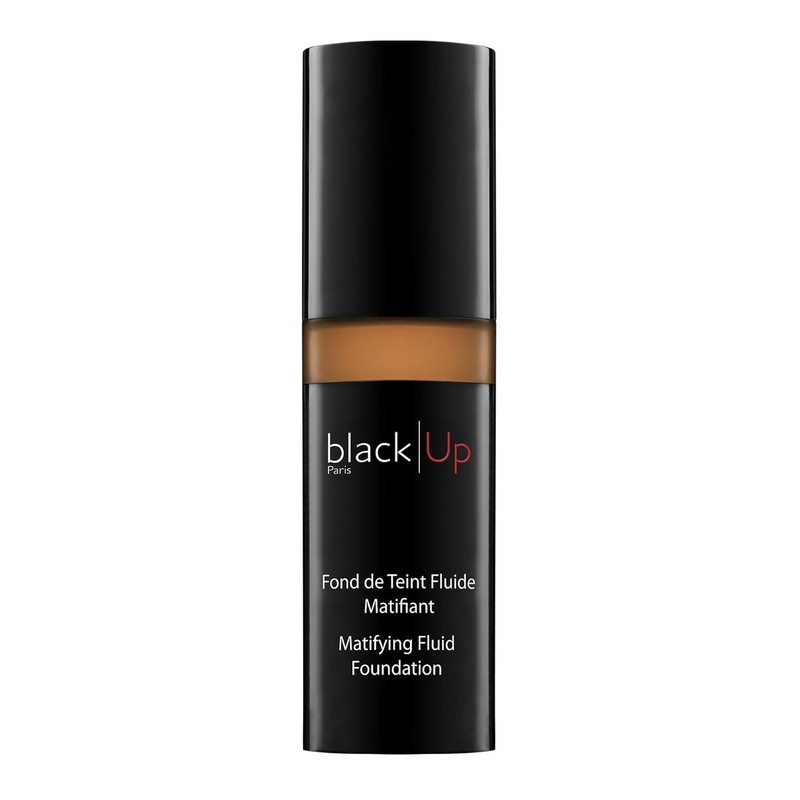 Black up Matifying Fluid Foundation, 1-oz. – NFL08 Pecan (dark/golden Undertones