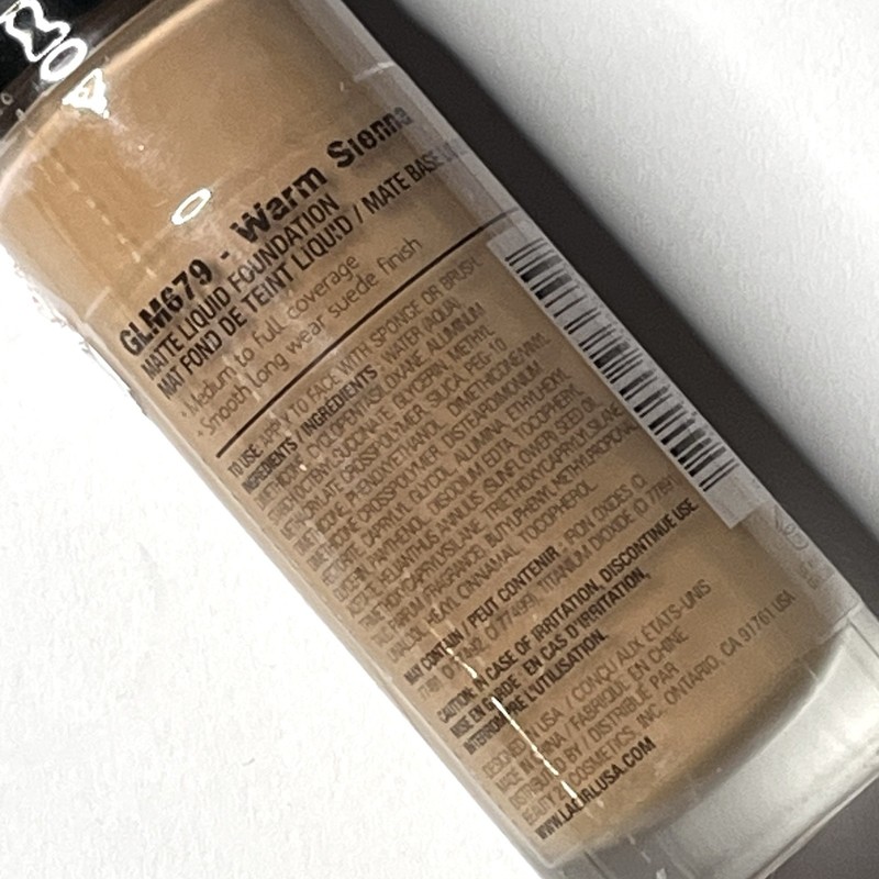 L.A. Girl Pro.Matte HD Foundation Warm Sienna GLM679 Med Full Coverage 1oz gallery