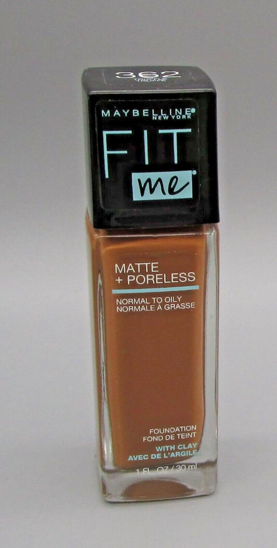 MAYBELLINE NEW YORK~Truffle 362 Matte+Poreless Fit Me Normal To Oily Foundation
