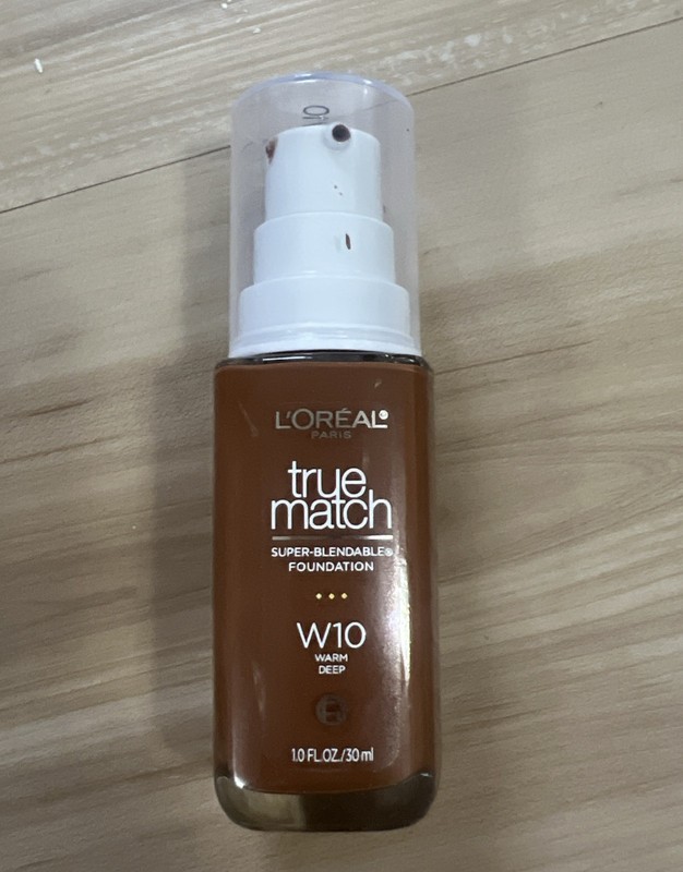 L’Oreal Paris True Match Super-Blendable Foundation W10, Deep, 1 Fl Oz