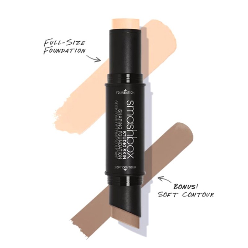 Smashbox Studio Skin Shaping Foundation Stick 0.26 oz & Soft contour .14 oz