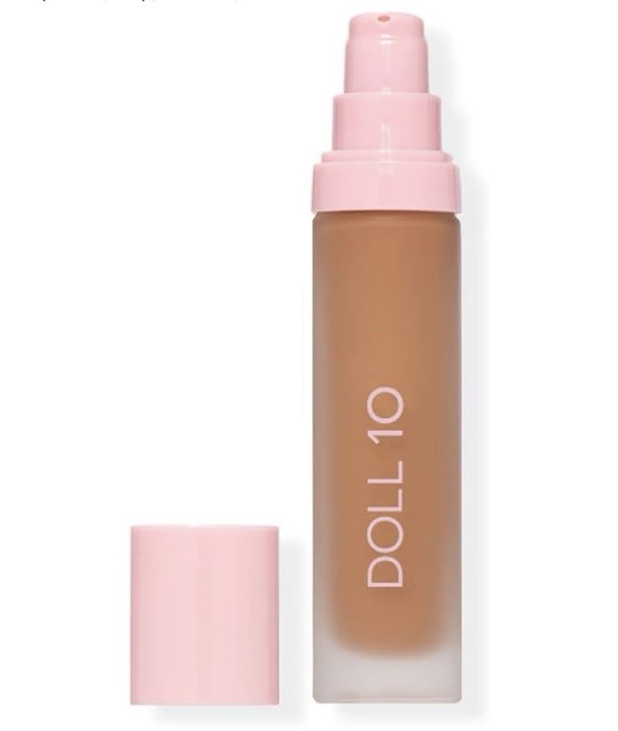 Doll 10 T.C.E Super Coverage Serum Makeup With Peptides (Deep) 1.1 Fl Oz