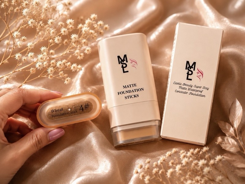 MSL Matte Foundation Sticks Matte Foundation Stick Waterproof Cream Nature Wheat