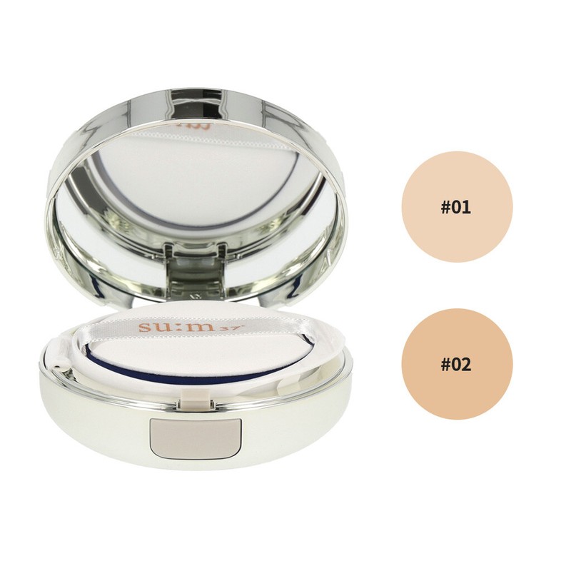 SU:M37 Water-full CC Cushion Perfect Finish SPF50+ PA+++ 15g*2 (Original+Refill)