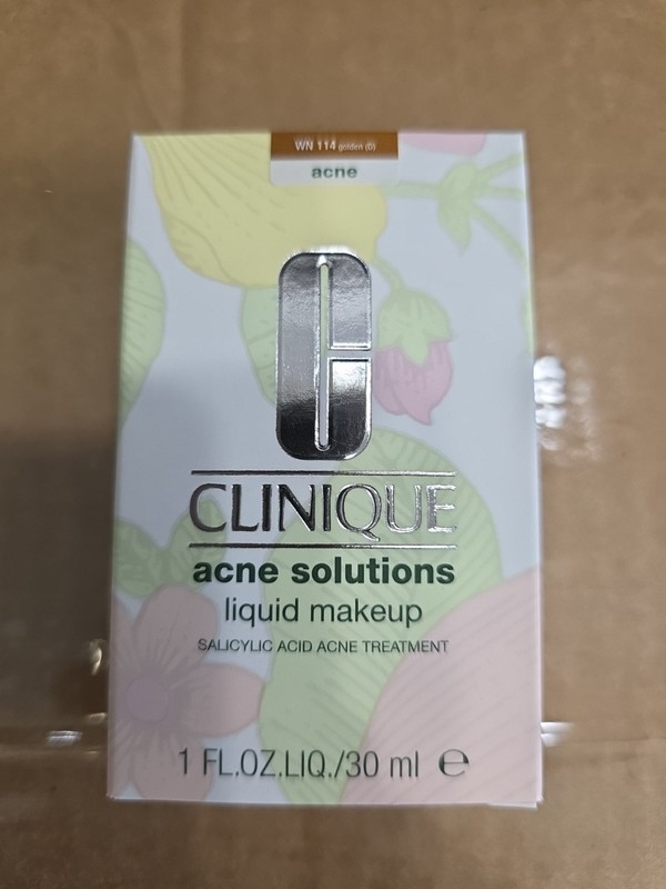 Clinique Acne Solutions Liquid Makeup Golden Wn 114 Salicylic Acid 1oz