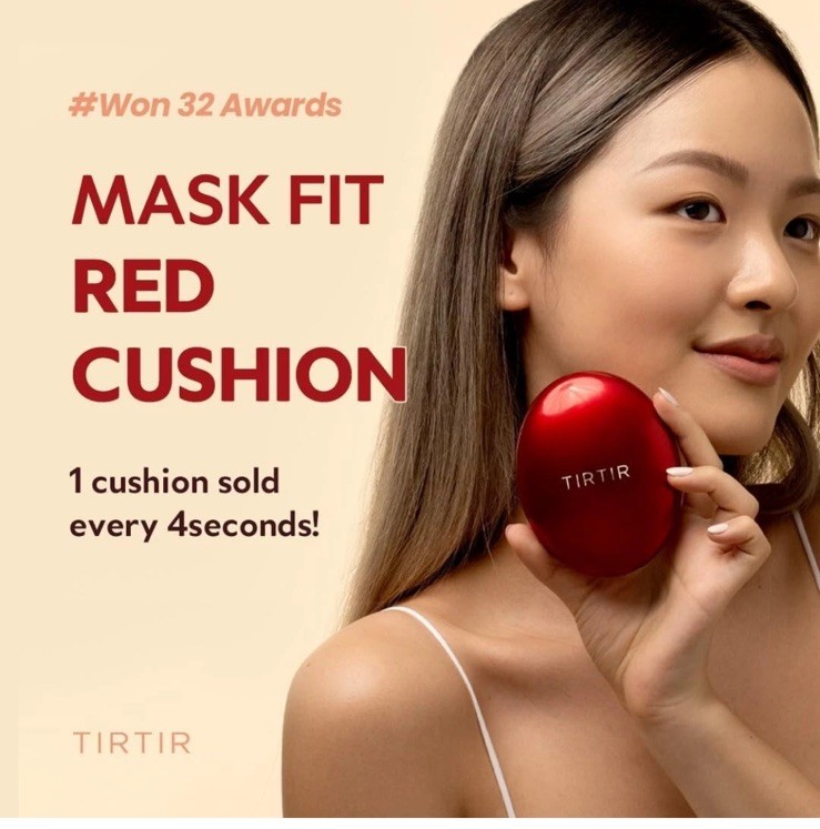 TIRTIR Mask Fit Red Cushion Face Cream 23N Sand (0.63 Fl Oz) BRAND NEW gallery
