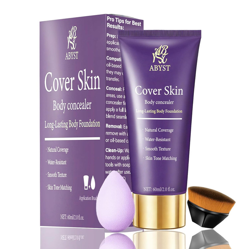 Waterproof Concealer Body Foundation - Beauty Moisturizer - Suitable for Full-Bo