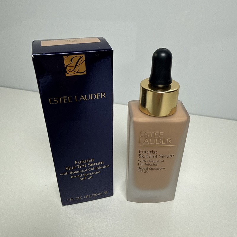 Estee Lauder Futurist SkinTint Spf20 Serum Foundation 3C2 PEBBLE , 1oz/30mL NIB