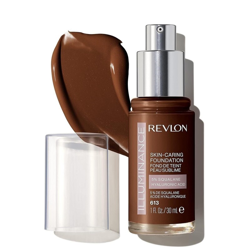 Revlon Illuminance Skin-Caring Liquid Foundation, Hyaluronic Acid, Hydrating…