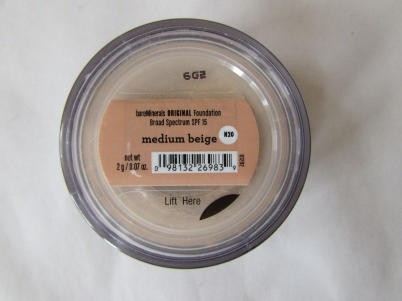 BareMinerals Foundation Broad Spectrum Original Medium Beige 2g Travel Size