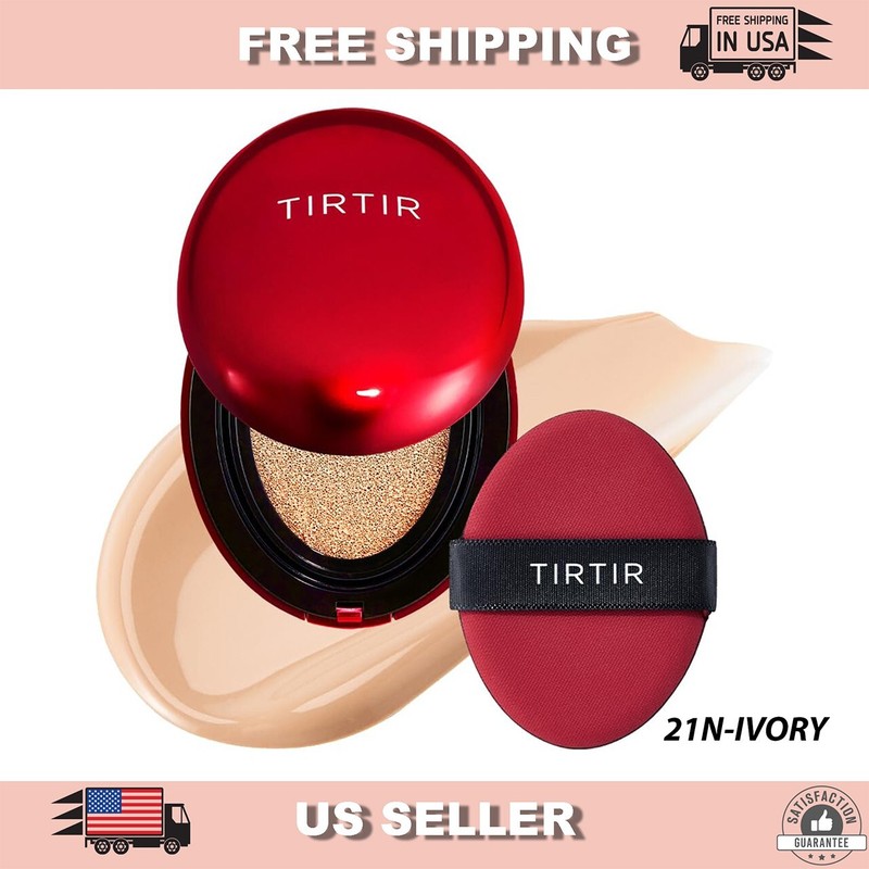 TIRTIR Mask Fit Red Cushion Foundation 21N Ivory SPF 40 [KOREAN US SELLER]