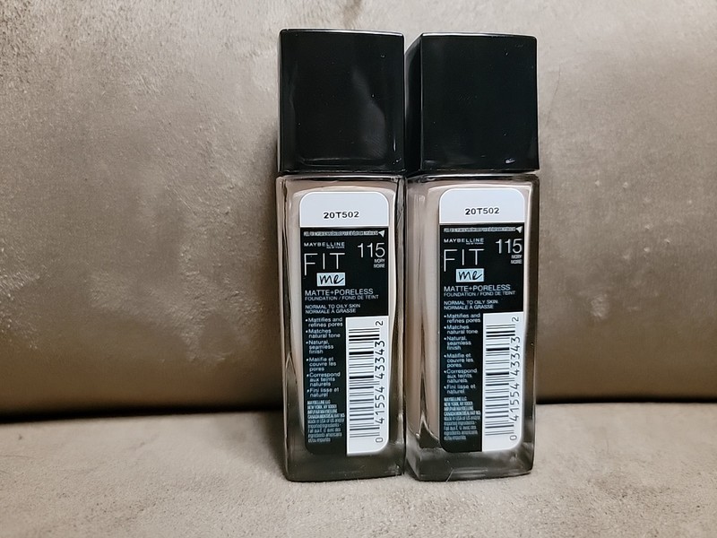 Maybelline Fit Me Dewy + Smooth Foundation with vitamin E, Set of 2, 115 Ivory gallery