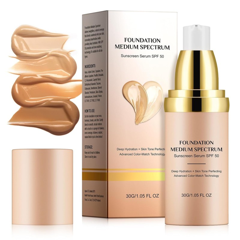 Foundation 4 in 1 – Medium Spectrum, Color Changing Foundation SPF 50+