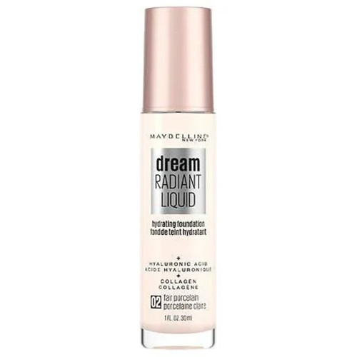 Maybelline Dream Radiant Liquid Foundation Fair Porcelain Hydrating Makeup New