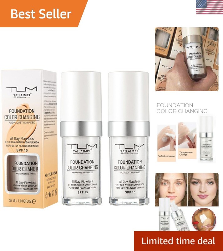 Flawless 2PCS Colour Changing Foundation - Adapting Formula & SPF 15 Protection