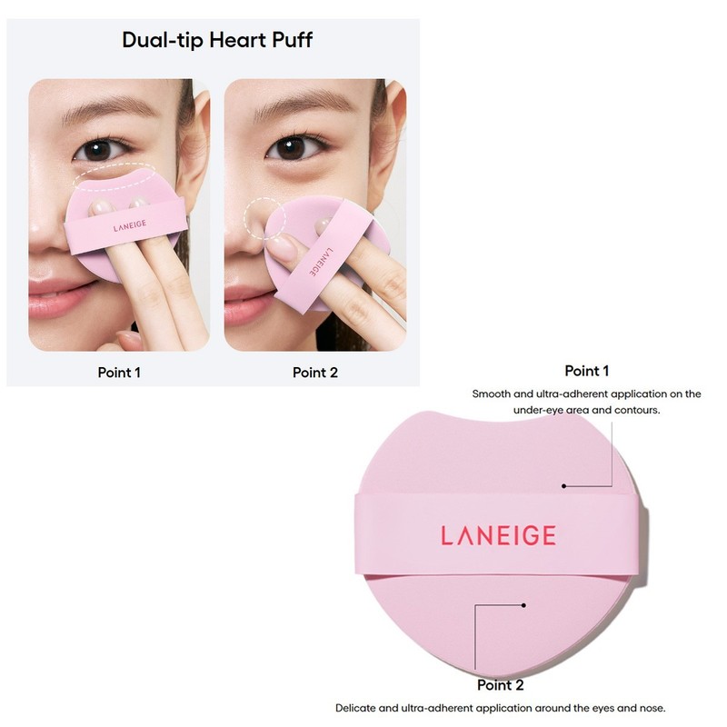 New LANEIGE Neo Cushion The Glow 15g + Refill 15g flawlessly smoothed skin gallery