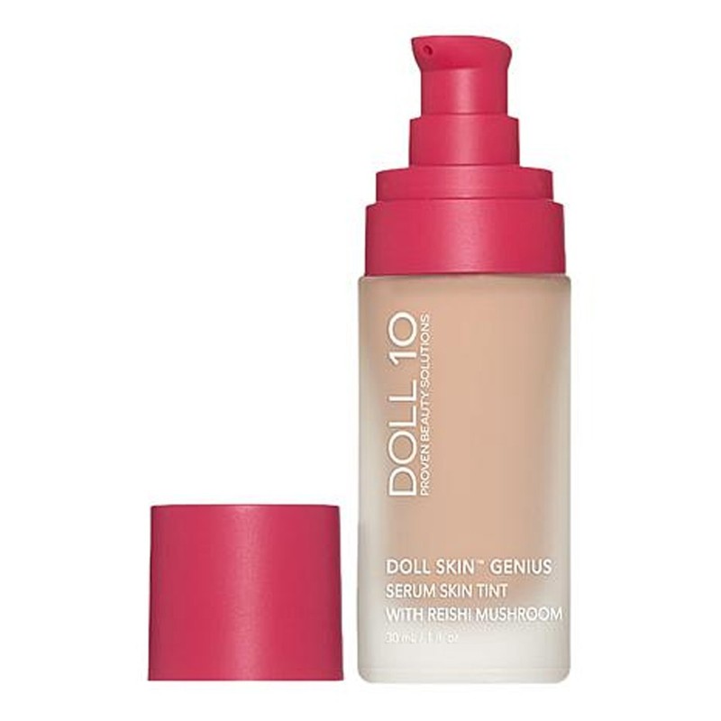 Doll 10 Skin Genius Serum Tint Reishi Mushroom Face Makeup Foundation (Lite/Med) gallery