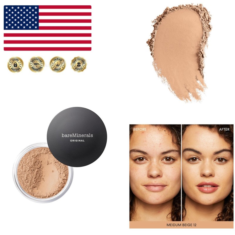 Clean Mineral Powder Foundation with SPF 15 for All-Day Sheer-to-Full Coverage