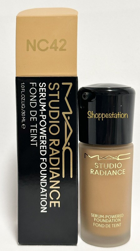 MAC Studio Radiance Serum Powered Foundation Shade NC42 1oz / 30ml New In Box