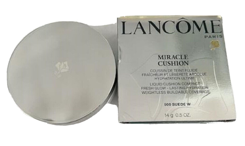 Lancome MIRACLE CUSHION Liquid Cushion Compact ~ 500 SUEDE W ~ .5 oz New in Box