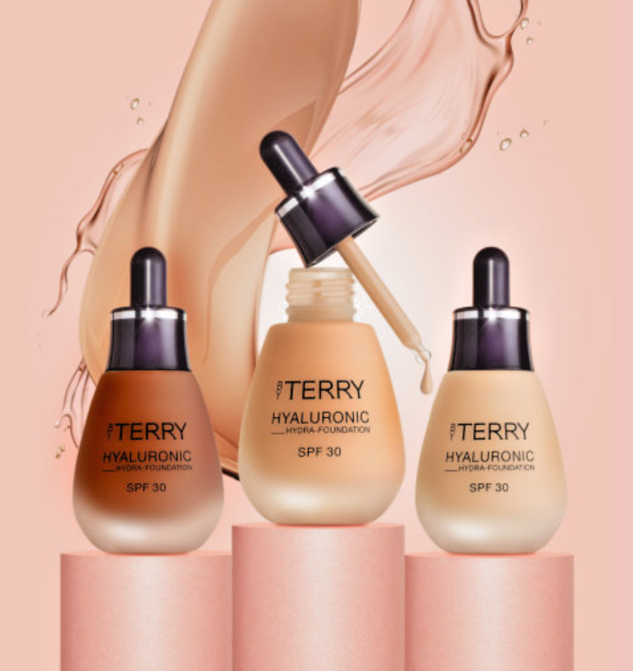 BY TERRY Hyaluronic Hydra- Liquid Foundation 300W Warm Medium Fair SPF 30 1fl oz