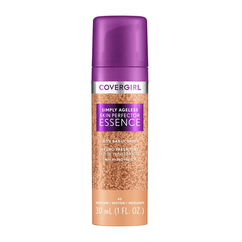 Simply Ageless Skin Perfector Essence Foundation, 40 Medium, Tinted Skincare Mak
