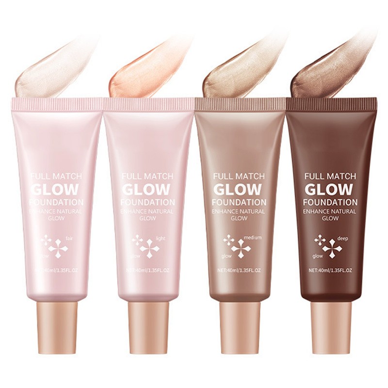 1Pcs Shimmery Liquid Foundation Glow Foundation Suitable For All Skin Types gallery