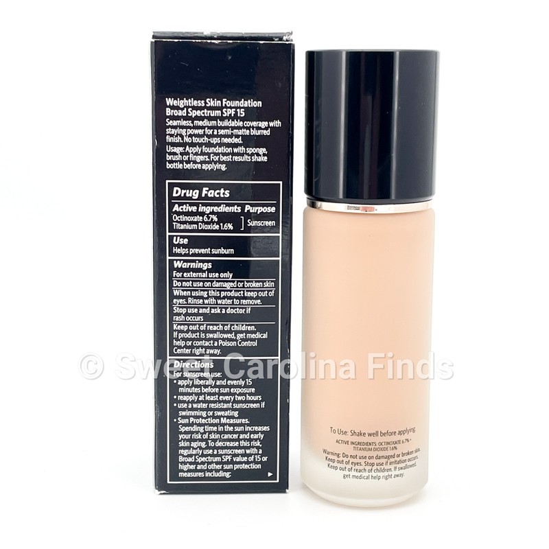Bobbi Brown Weightless Skin Foundation SPF 15 C-046 Cool Beige 1oz Full Size NEW gallery