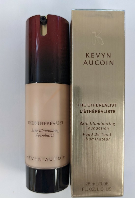 2PACK KEVYN AUCOIN THE ETHEREALIST SKIN ILLUMINATING FOUNDATION LIGHT EF 01 NIB