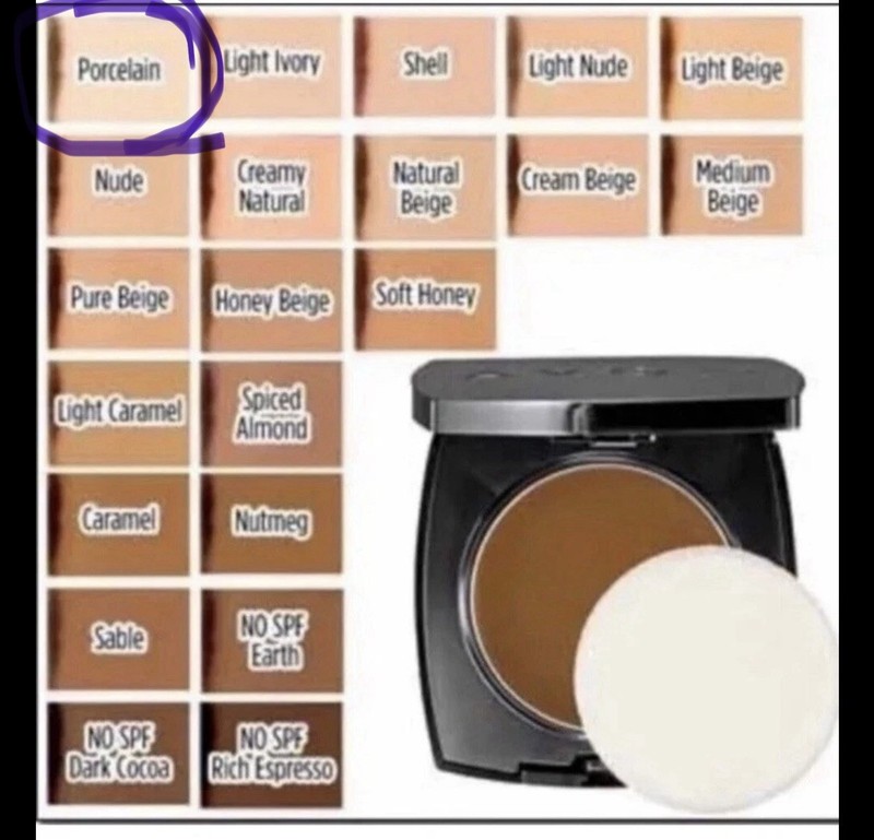 Avon Flawless CREAM-TO-POWDER FOUNDATION Compact 9g, PORCELAIN Exp 9/21