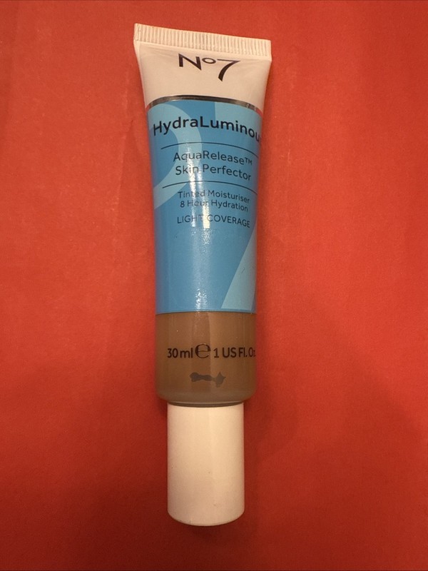 No7 Hydraluminous AquaRelease Tinted Skin Perfector – Deep – 1 fl oz
