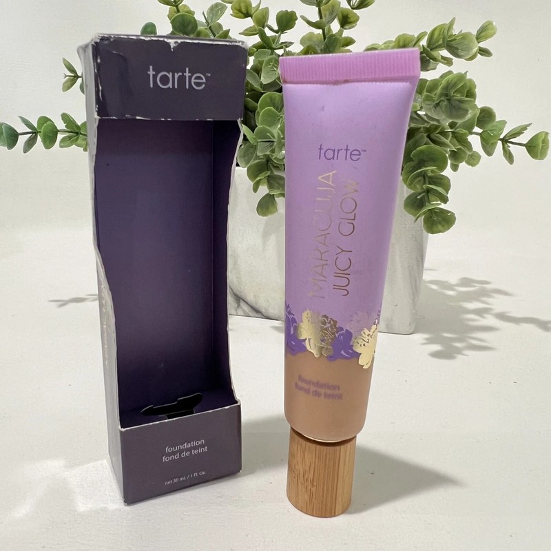 Tarte Maracuja Juicy Glow Foundation ~ 36S MEDIUM-TAN SAND ~ 30ml / 1 fl oz, NIB