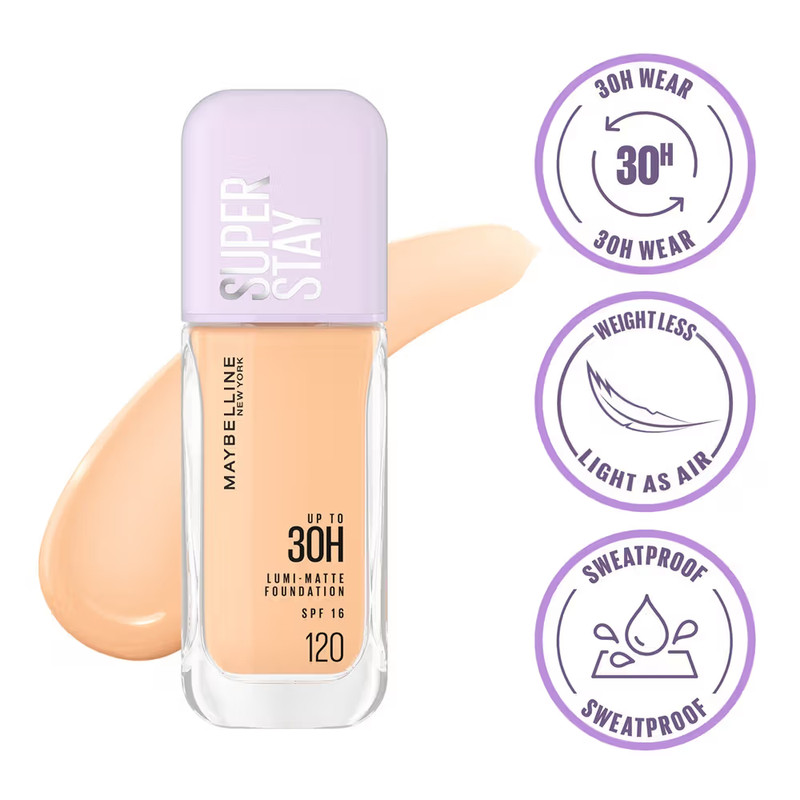 Maybelline New York Super Stay Lumi-Matte Liquid Foundation – 120 (35ml)