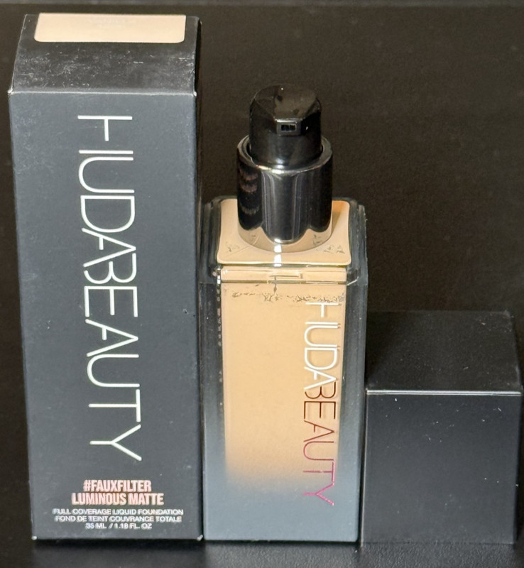 Huda Beauty FauxFilter Luminous Matte Liquid Foundation ~ VANILLA 120B ~ 1.18 oz