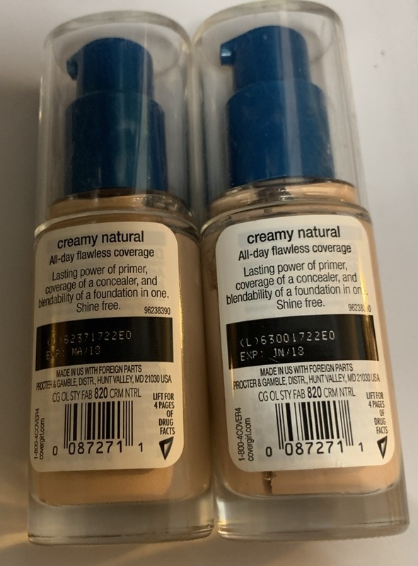 2 COVERGIRL Outlast Stay Fabulous 3-in-1 Foundation SPF 20 820 Creamy Natural gallery