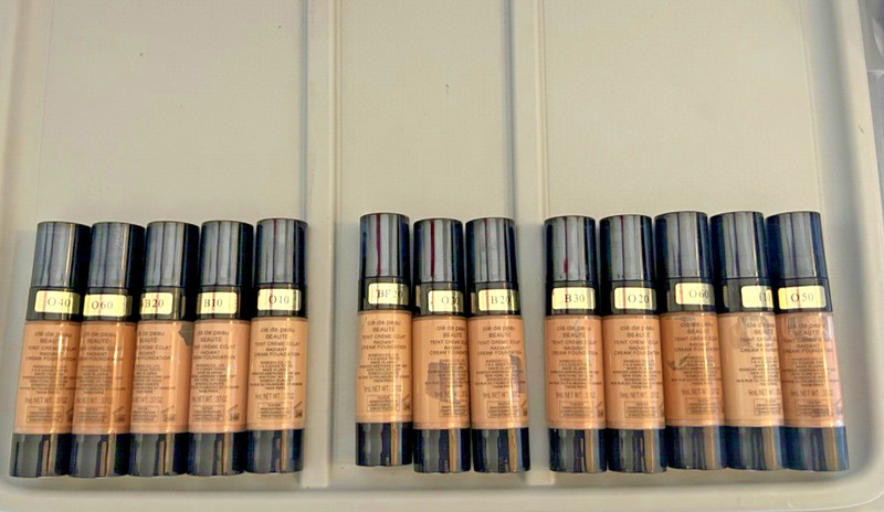Cle de Peau Radiant Cream Foundation pump 9ml .3 oz Various