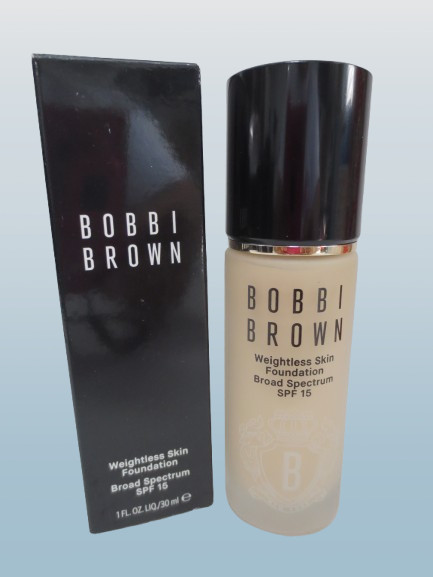 BOBBI BROWN WEIGHTLESS SKIN FOUNDATION SPF15 C-004 ALABASTER 1 OZ BOXED