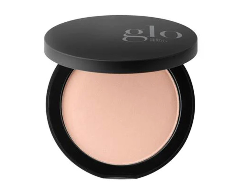 Glo Skin Beauty Minerals Pressed Base Beige Dark 0.31 oz / 9 grams New in Box