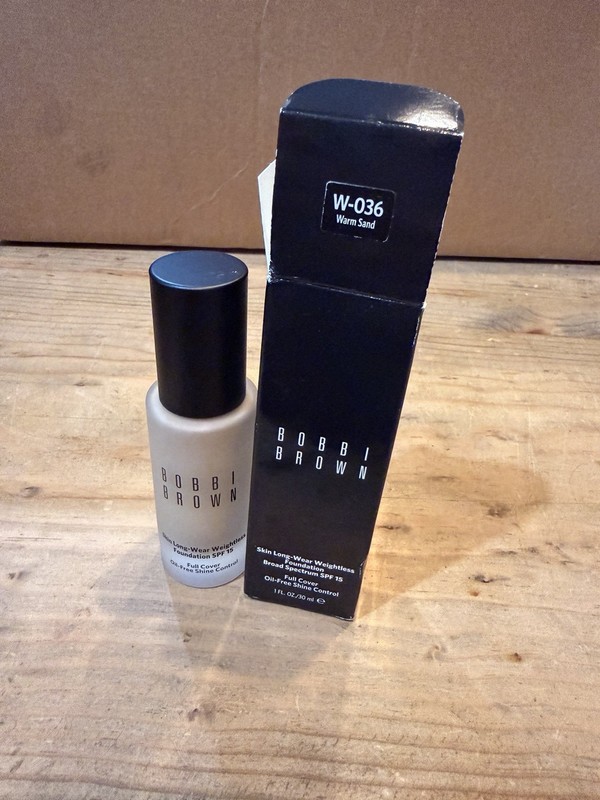 Bobbi Brown Weightless Skin Foundation W-036 Warm Sand Older Formulation