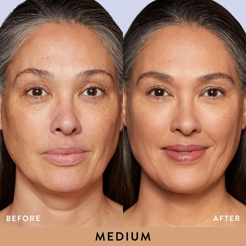 Lightweight Baked Color Correcting Foundation for All Skin Types - Medium Shade gallery