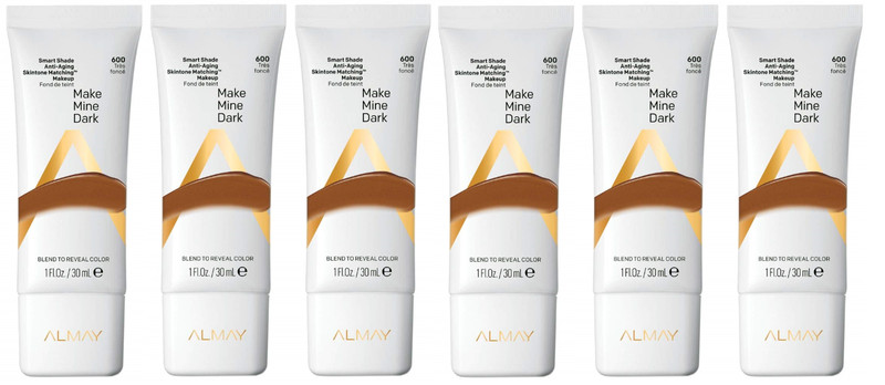 Almay Smart Shade Anti-Aging Skin Tone, Make Mine Dark, 1 Oz (6 Pack)