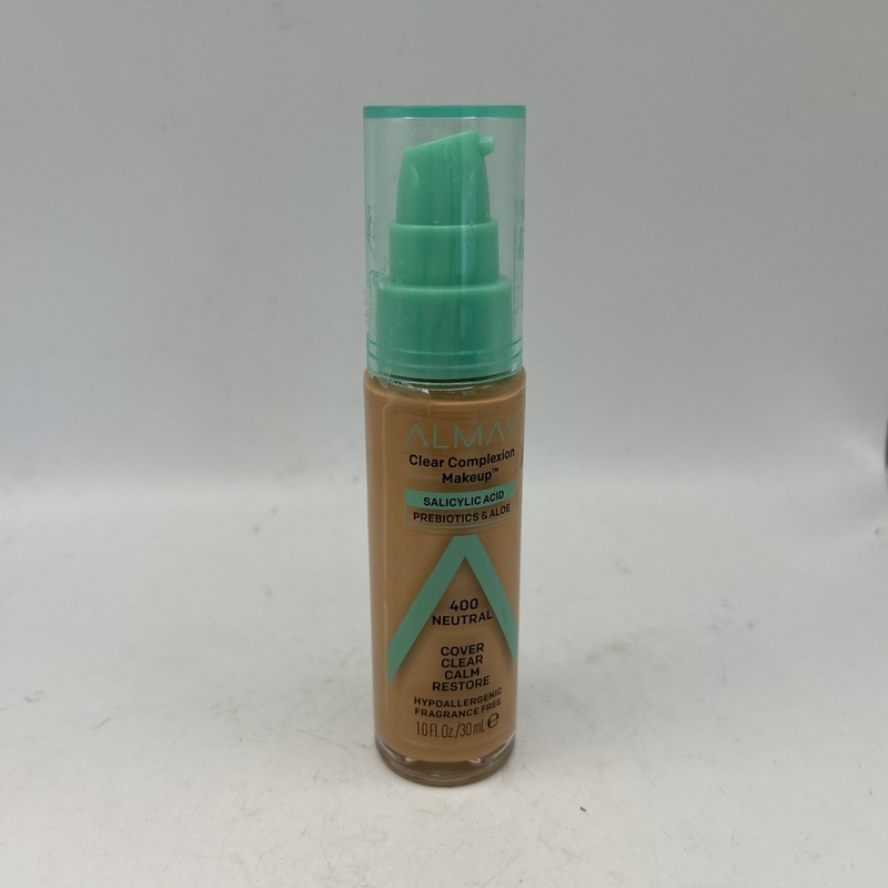 Almay Clear Complexion Makeup Salicylic Acid Prebiotics & Aloe #400 Neutral