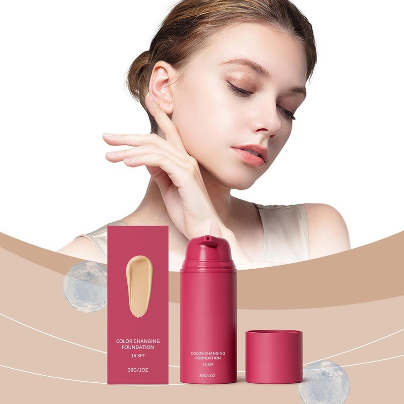 Smooche Foundation Korean, Smooche Color Changing Foundation, For All Skin Types gallery