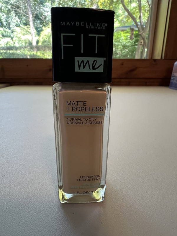 Maybelline Fit Me Matte + Poreless Foundation 110 Porcelain 1oz New Makeup