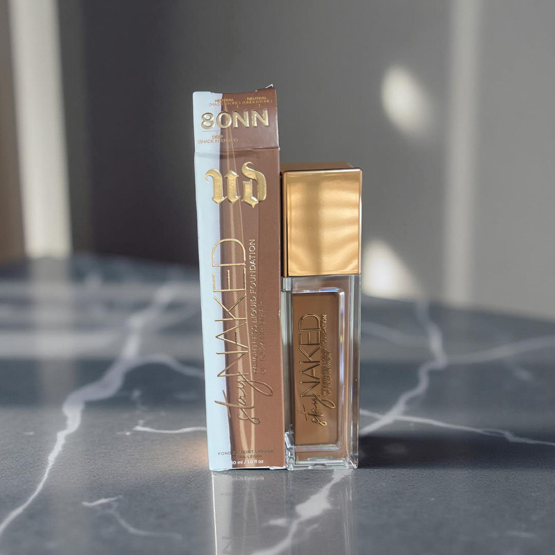 Urban Decay Stay Naked Liquid Foundation 80NN Deep Neutral 1 oz authentic