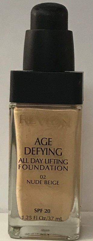 2 bottles Revlon Age Defying All Day Lifting Foundation Nude Beige 02
